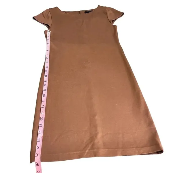 Alice + Olivia Employed‎ Women's Brown Cap Sleeve Mini Dress Size 8 - Image 5