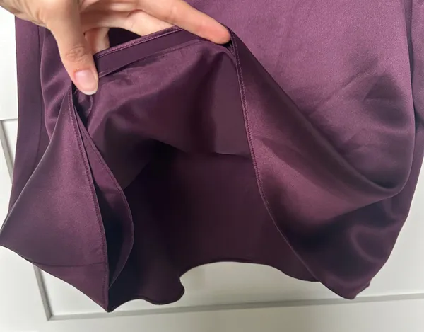 Purple Silk Dress - Image 6