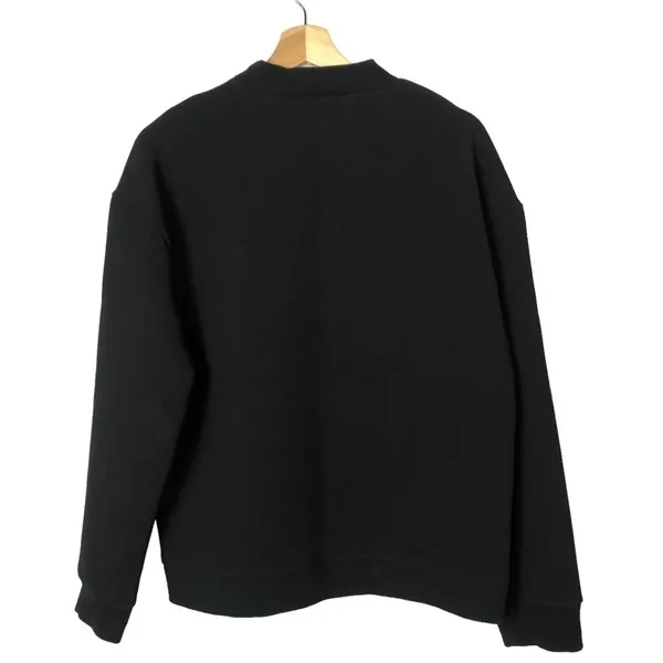 Derek Lam 10 Crosby Black Mock Neck Pullover‎ Sweatshirt 10 - Image 3