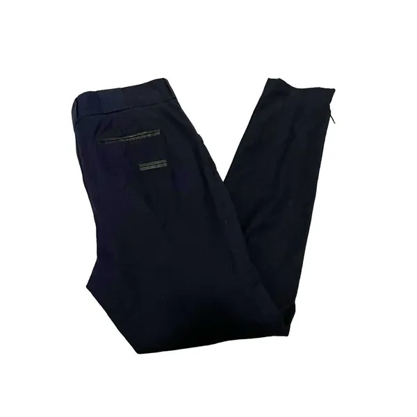 ALC Navy Blue Zip Ankle Dress Career Casual Pants Women’s Size 6 - Image 8