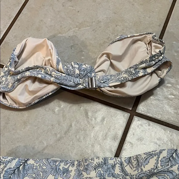 Envya Floral Print Bikini Set sz M Blue Size M - Image 6