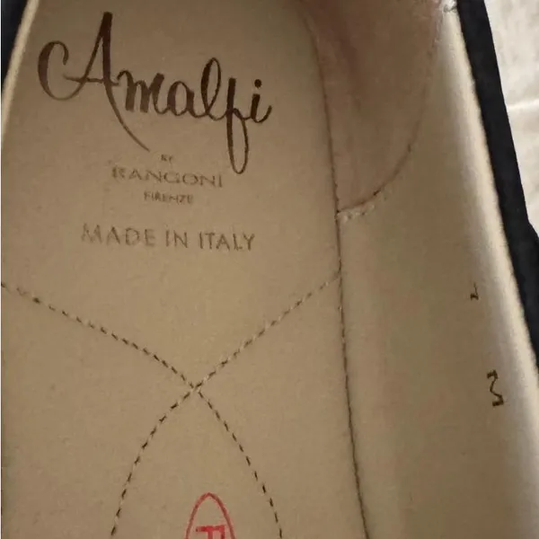 Amalfi by Rangoni Firenze made in Italy black suede woman’s bow flats size 7 NEW - Image 10