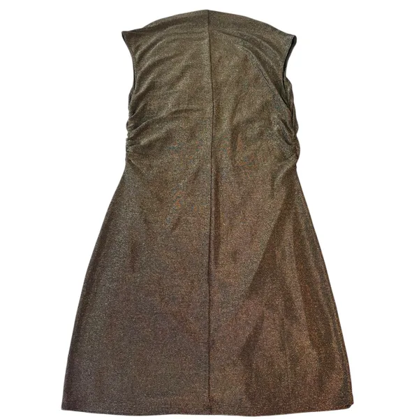 Reformation Sparkly Knit Alden Dress. Bodycon Metallic Sleeveless Party Mini XL - Image 8