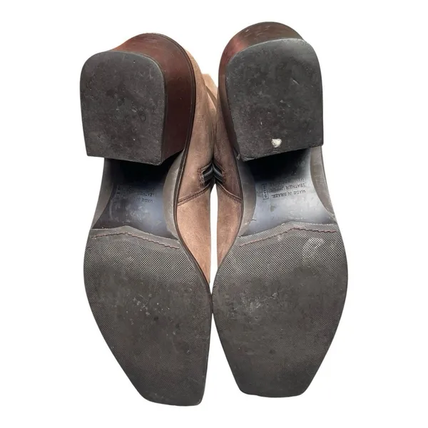 Diba Nubuck Leather Mid Calf Square Toe Western Boots Distressed Boho Festival 9 - Image 15