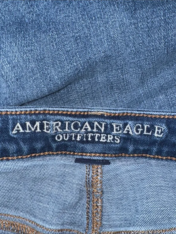 American Eagle High Rise Slim Jeans Distressed Women’s 8 - Image 7