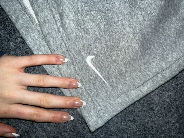 Nike Grey Sweat Shorts - Image 2