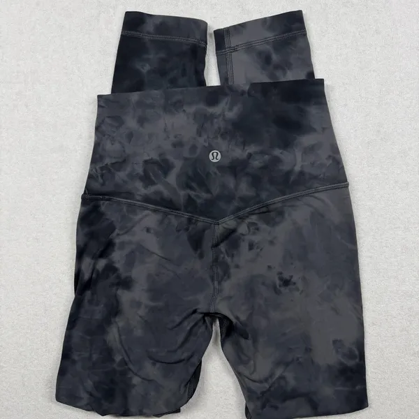 Lululemon Align High Rise Pant 25” Size 2 Diamond Dye Graphite Grey Black - Image 2