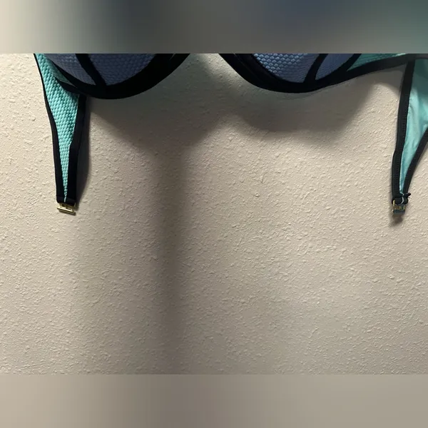 Target Pink and Blue Bikini Top - Image 3