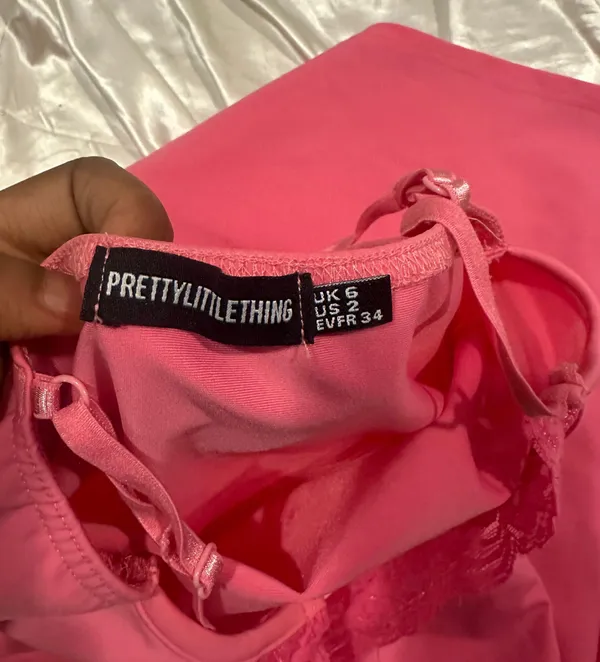 Pretty Little Thing Pink Maxi Dress - Image 3