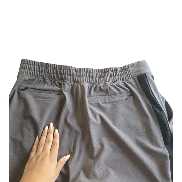 Athleta Brooklyn Plaid Ankle Pants Size: 12 - Image 7