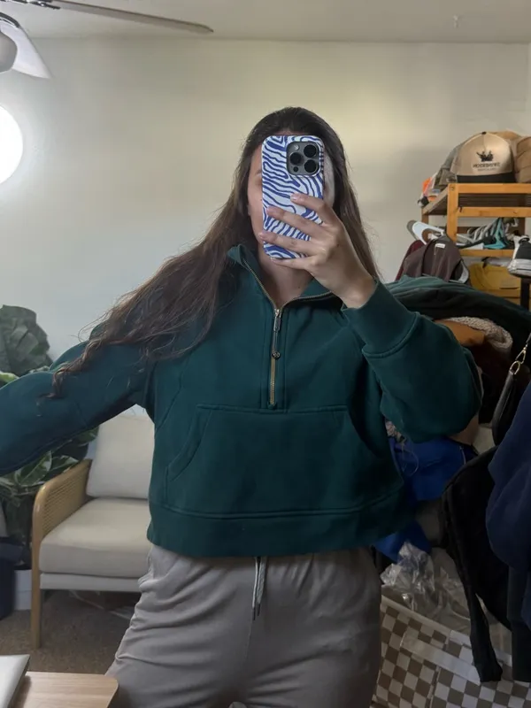 Lululemon Scuba Oversized Half-Zip Hoodie Size XS/S - Image 7