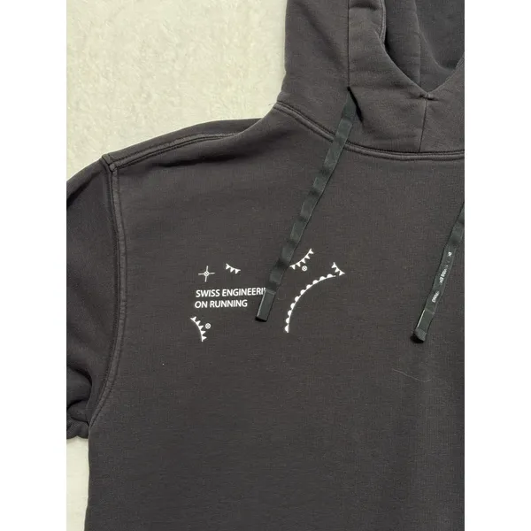 On Cloud Running Women's Hoodie Black Pocket Swiss Engineering Pullovers Size Xs - Image 3