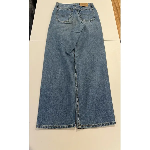 Vintage 90s Levi's 965 Wide Leg Jeans Made in USA Size 5 Long - Image 4