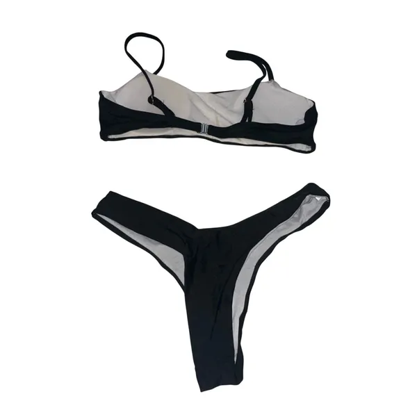 SHEIN Black Two-Piece Bikini Set - Image 2