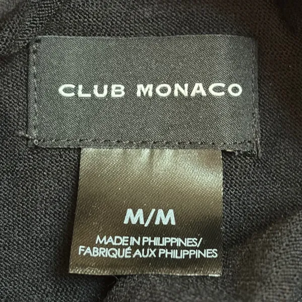 Club Monaco Black Wool Cashmere Blend Sleeveless Turtleneck Top Size M‎ NEW - Image 6