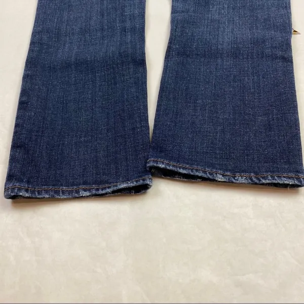 American Eagle Stretch Artist Crop‎ Jean Dark Was Denim Womens Size 0 - Image 8
