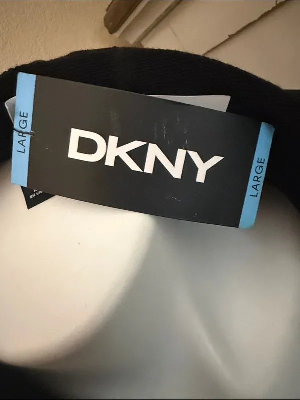 DKNY Black Zip Hoodie with Drawstring - Image 2