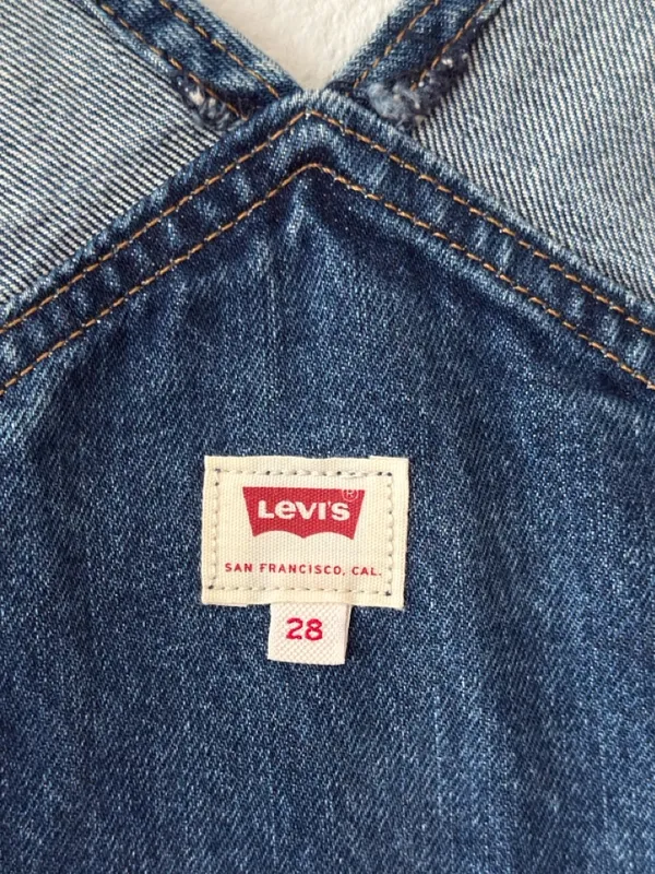 Levi’s Orange Tab Front Zip Overalls 28 - Image 12