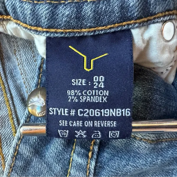 Vigoss Studio Y2K Flap Pocket Crop Jeans Women’s Size 00 / 24 - Image 7