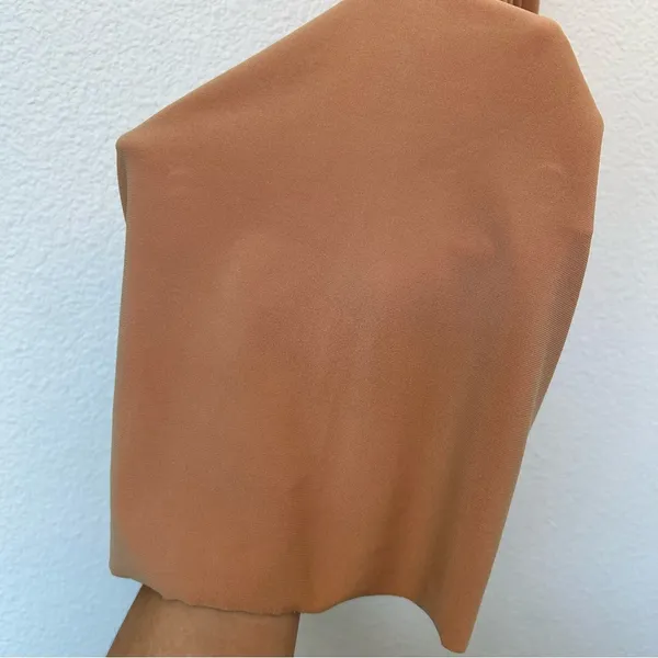 Norma Kamali Diana Gown in Nude S/36 - Image 6