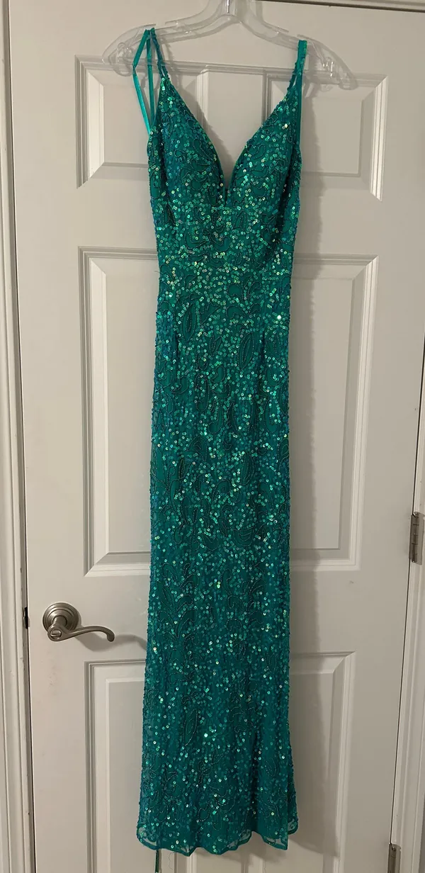 Green Prom Dress - Image 4