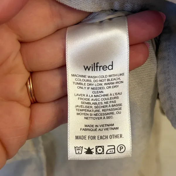 Aritzia Wilfred The Ganna Shirt Jacket S Linen Tencel Shacket Utility Minimalist - Image 8