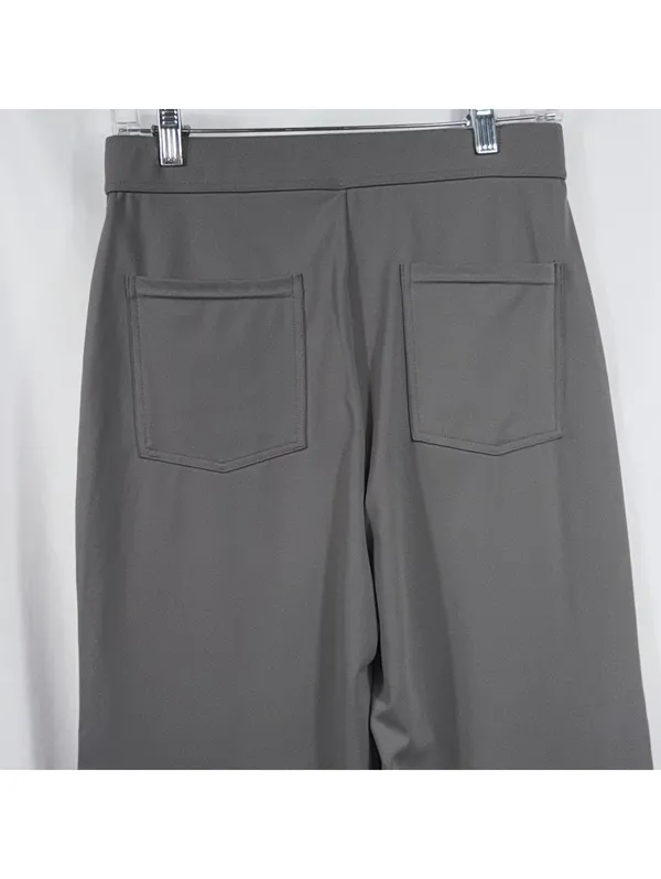 Halara Petite M Gray High Waist Wide Leg Pants - Image 7