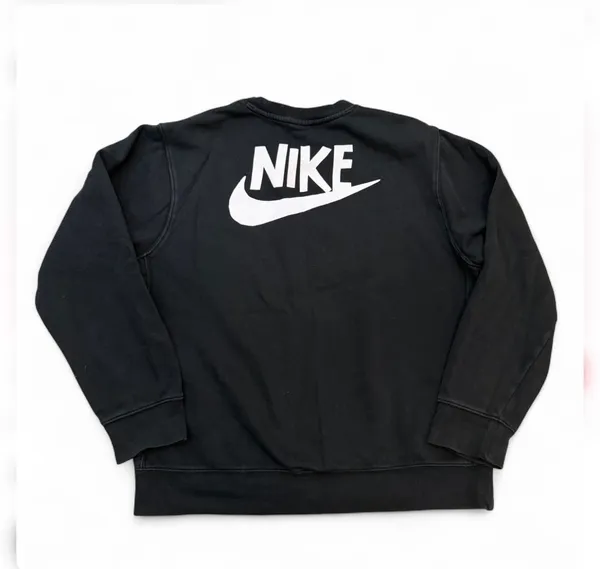 Vintage Nike Men's Sportswear Fleece Crew Sunshine Smile Graphic Sweatshirt - Image 2