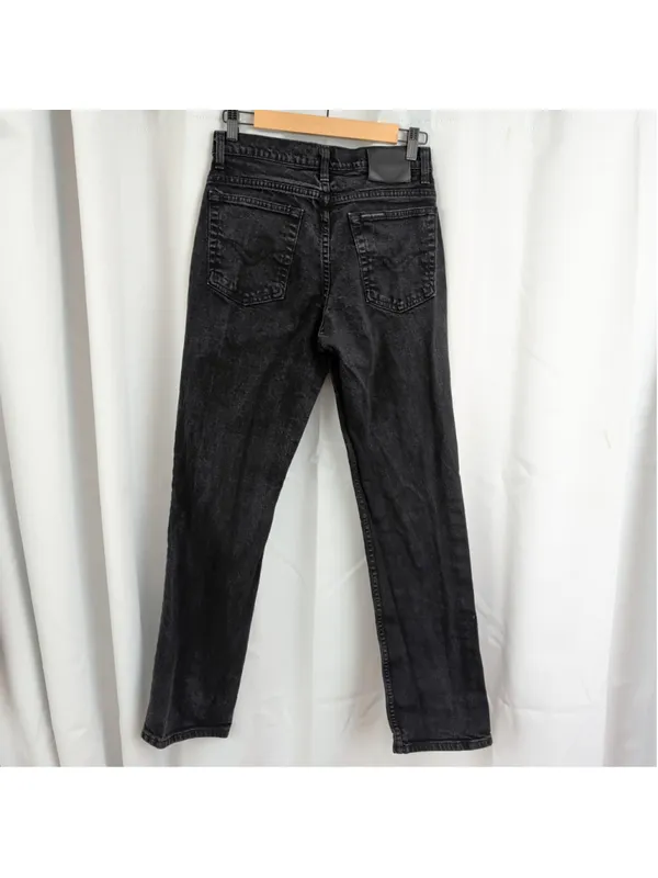 Vintage Ladies' Harley-Davidson Black Jeans Size 6 - Image 5