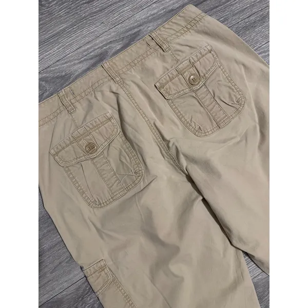 Vintage Dockers‎ Womens Size 8 M Khaki Cargo Pants Favorite Fit Straight Leg Tan - Image 10