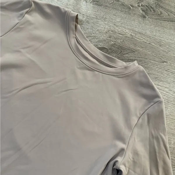 •RITA ORA• LONG SLEEVE CROP TOP Gray Size M - Image 5