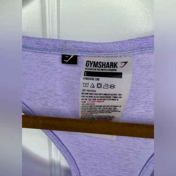Gymshark Breeze Vest Lightweight Lilac Split Tank... - Image 3