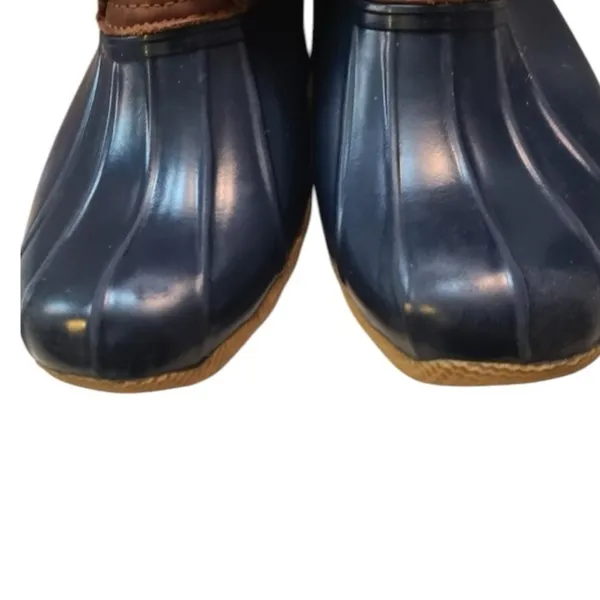 Sperry Saltwater Duck Boots Blue and‎ Brown Size 5M - Image 3