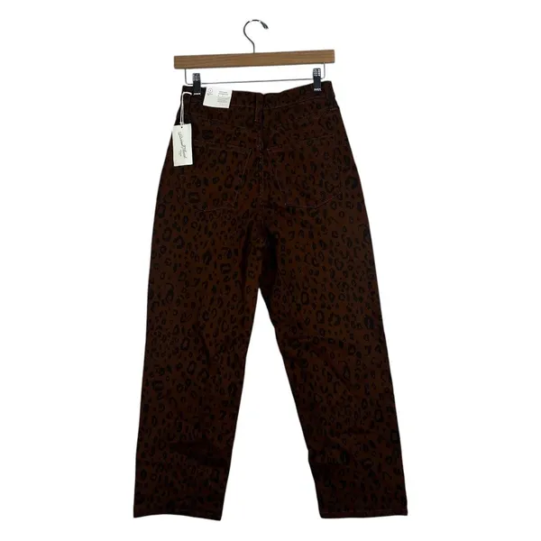 Universal Threads NWT Universal Thread Vintage Stretch Leopard Straight Leg Jeans Animal Size 2 - Image 3