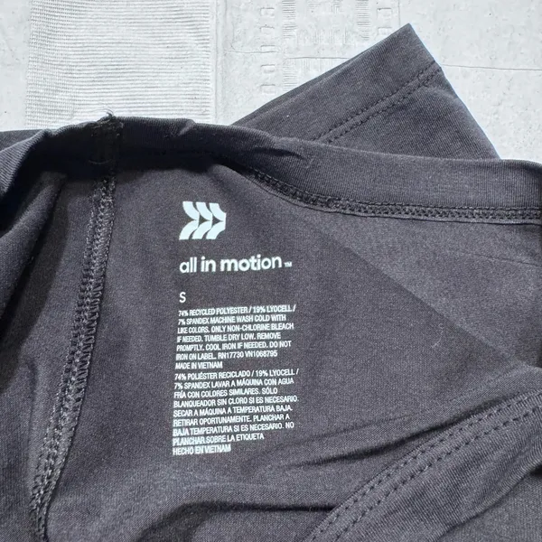 All in Motion Black Long Sleeve Tee - Image 3