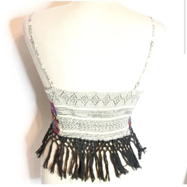 Free people eastern‎ fringe crop top bralette - Image 4