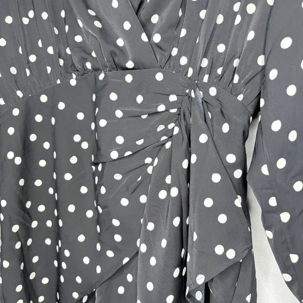 Abercrombie & Fitch Black Polka Dot Mini Dress - Image 5