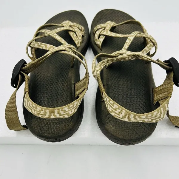 Chacos Brown and Tan Neutral ZCLOUD X2 Kelp Knit Adjustable Sandals Womens Size 8 - Image 9