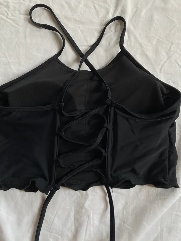 Victoria's Secret Black Two Piece Swimsuit - Image 7