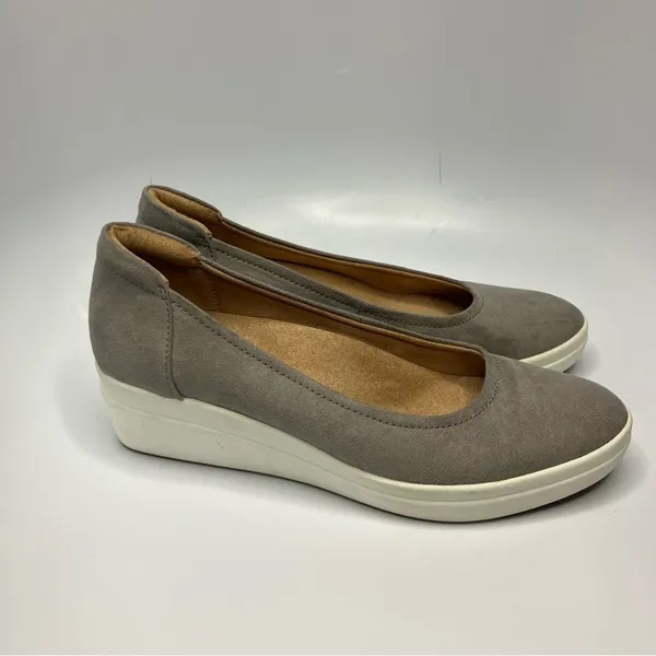 Naturalizer Sam wedge pumps gray‎ size 10 - Image 3