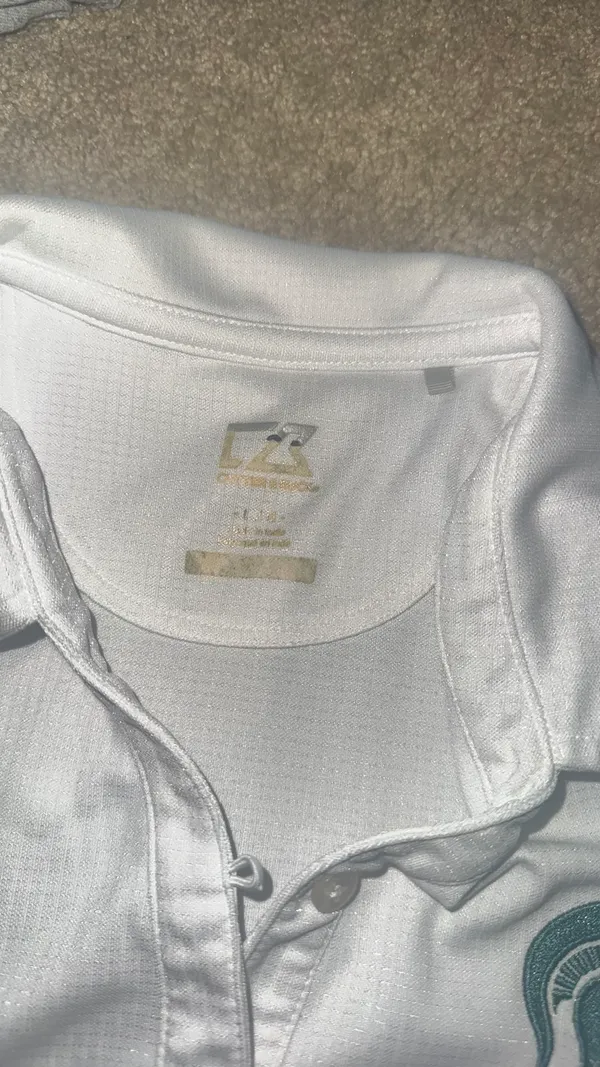 Michigan state polo White Size L - Image 2