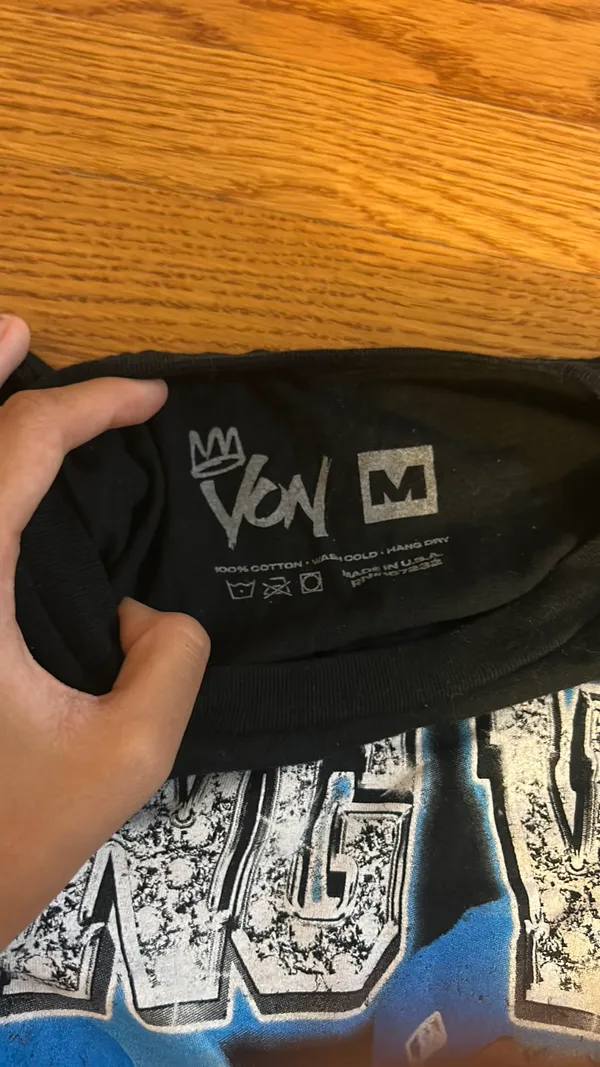 King von graphic tee shirt Black Size M - Image 2