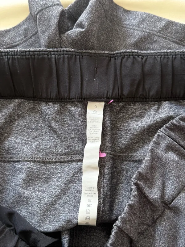 LULULEMON | Women’s Heather Gray Active Drawstring Shorts | 6 - Image 6