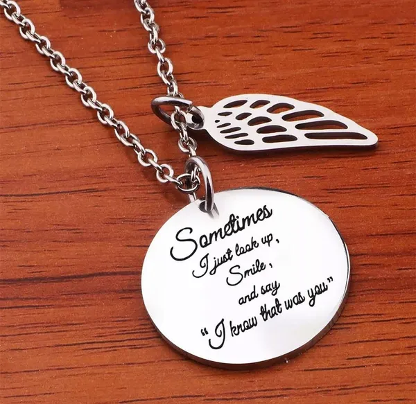 Boutique I Know That Was You, Grief Gift, Lost Loved One Gift, Daily Reminder, Funeral Gift, Loss Necklace, Gift To Friend, Gift To Family - Image 8