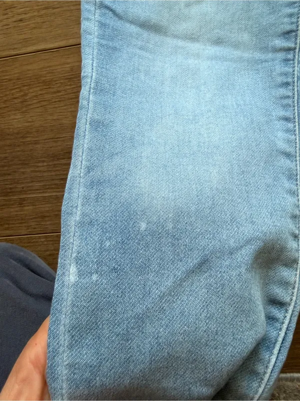 American Eagle Outfitters Light Blue Ripped Skinny Jeans - Image 6