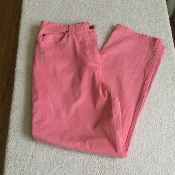 Colored Jeans Stretch High Rise Salmon Pink - Sz 12 - Image 5