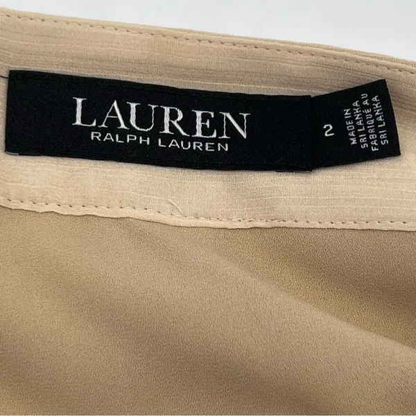 Ralph Lauren Tan Skater Skirt - Image 11