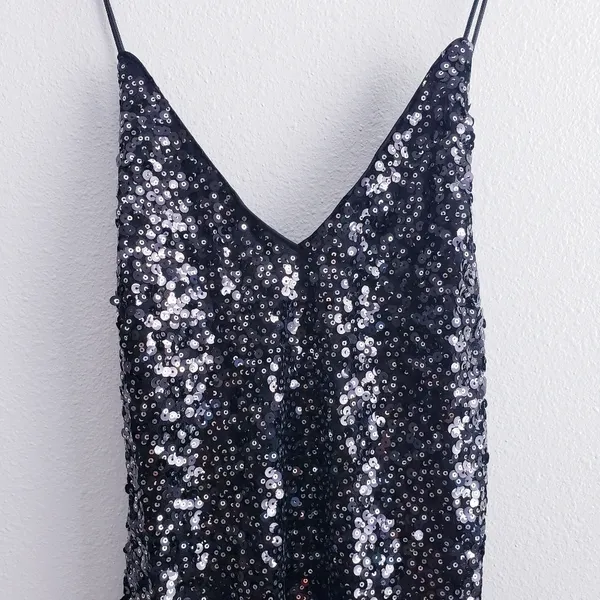 Lulus Force of Fashion Black Sequin Mini Dress - Image 4