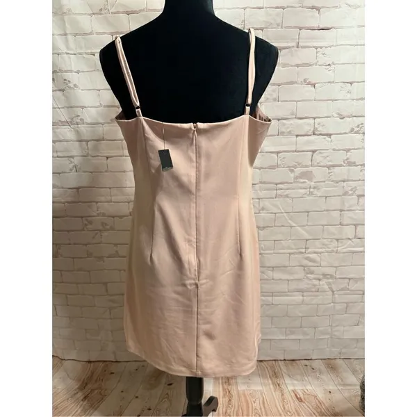 Lulus blush pink sleeveless dress size large - Image 3