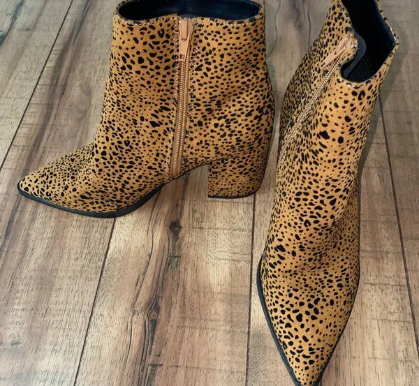 leopard print booties - Image 4